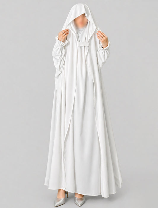 SAUDI JILBAB - WHITE