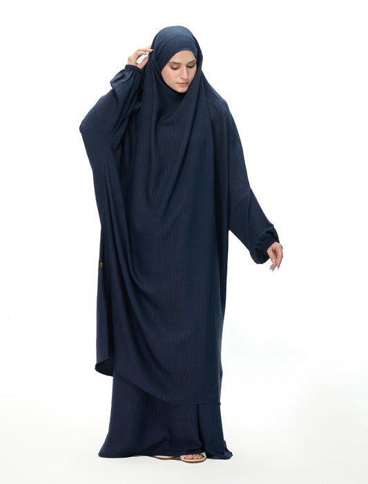 JILBAB SET– NAVY BLUE
