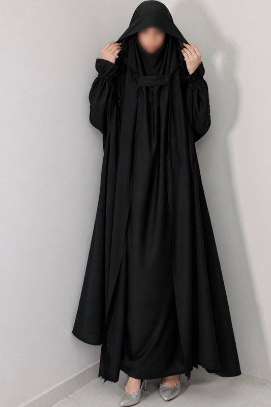 SAUDI JILBAB - BLACK