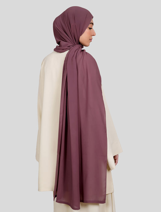 Plain Hijab - Mulberry