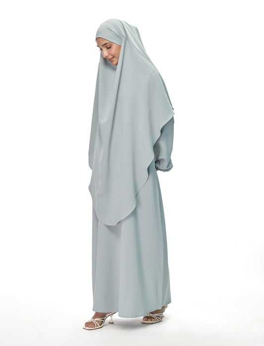 KHIMAR ABAYA SET– PISTACHIO