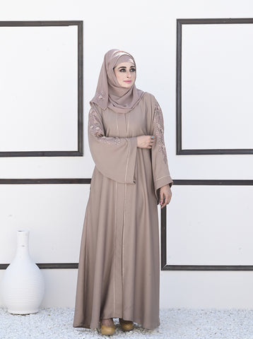 Fatemeh Front Open Luxury Abaya