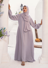 YAMAMA ABAYA- LIGHT LILAC