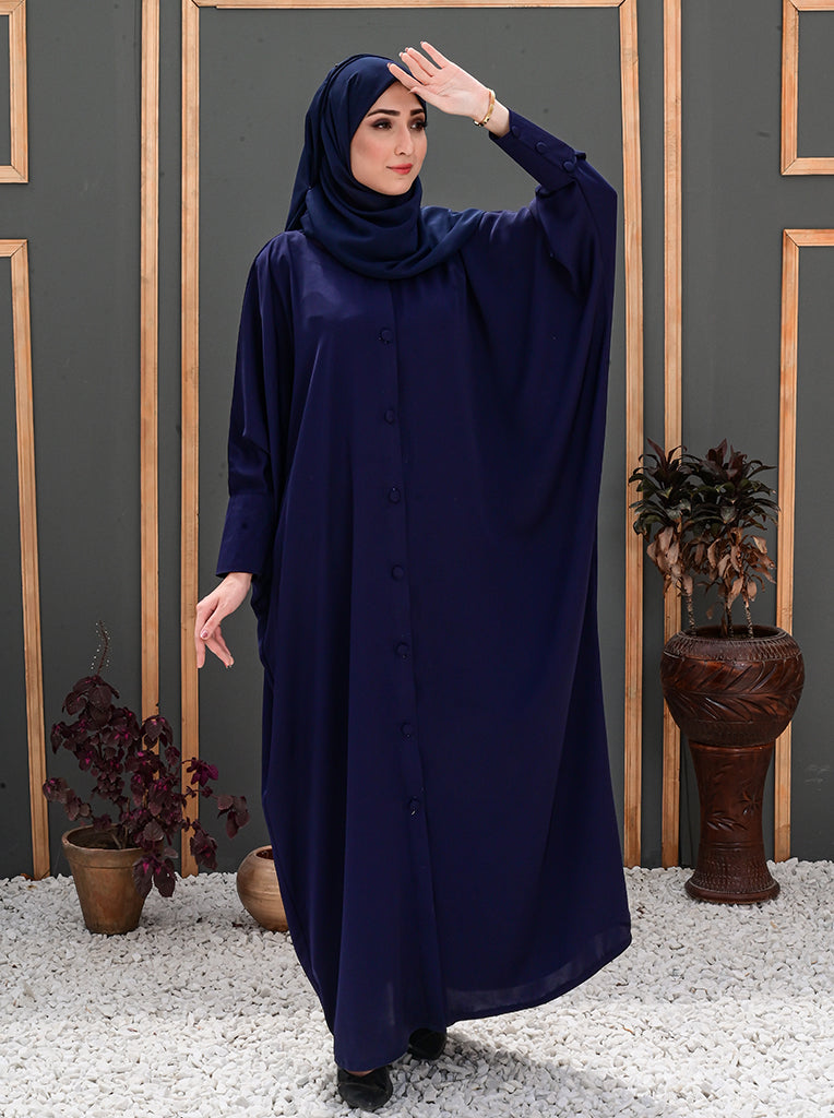 Zaafirah Butterfly Abaya Black Camels