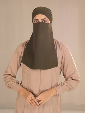 Half Niqab with Ties