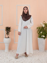 WHITE PLAIN INNER (FULL SLEEVES SLIT)