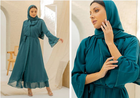 Kimono-Style Abayas: A Blend of Tradition and Trend