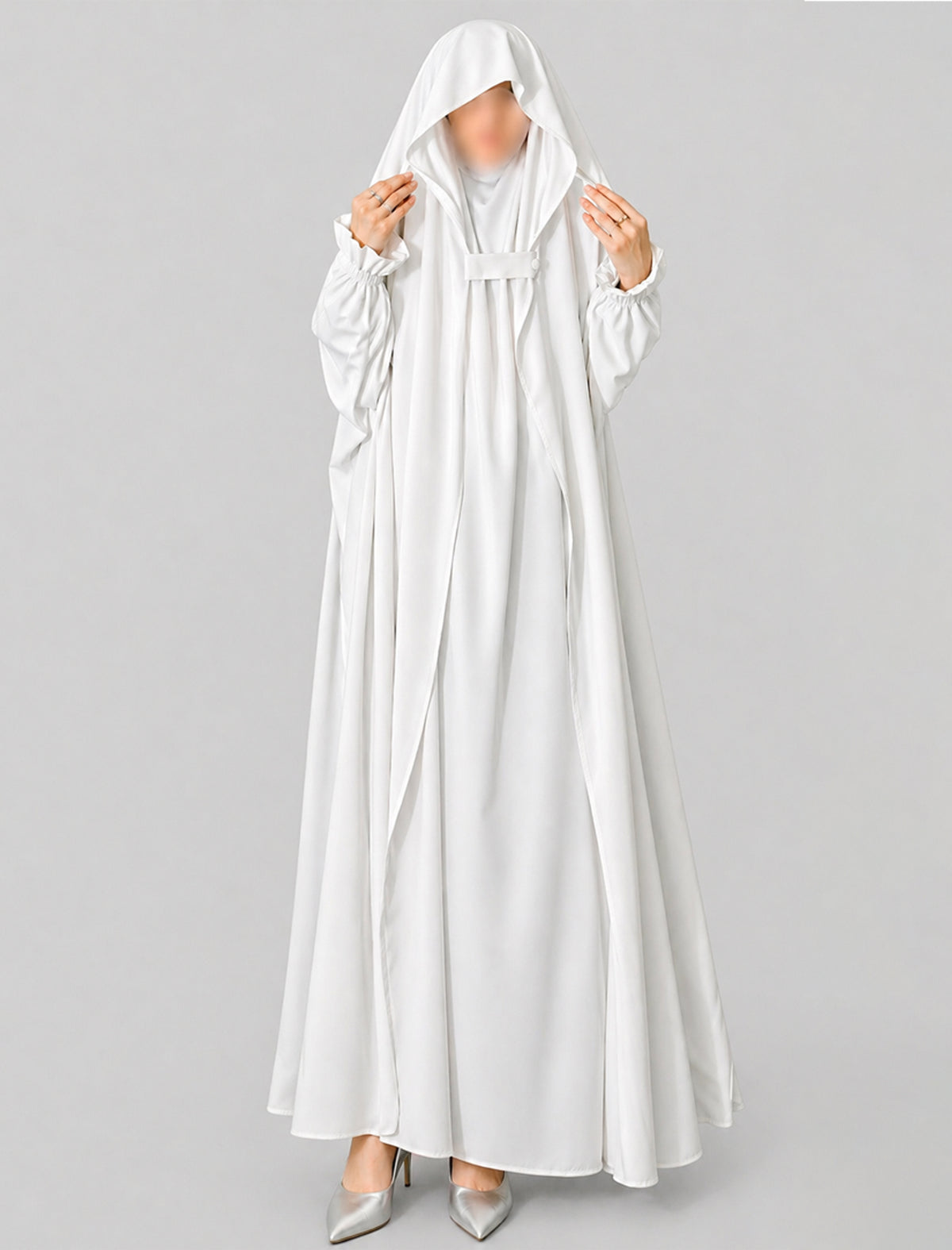 SAUDI JILBAB - WHITE