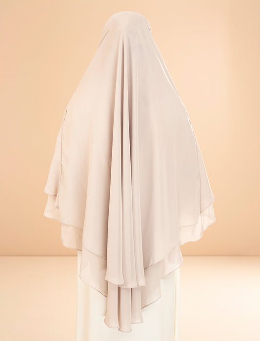 2-LAYER KHIMAR-IVORY