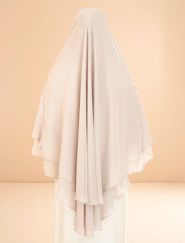 2-LAYER KHIMAR-IVORY