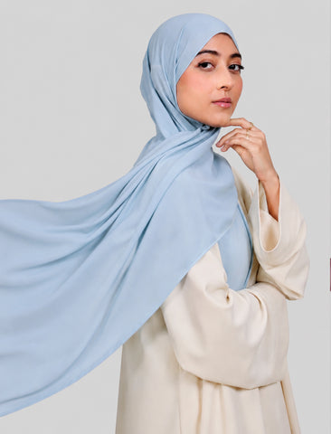 Plain Hijab - Powder Blue
