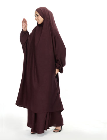 JILBAB SET– BROWN