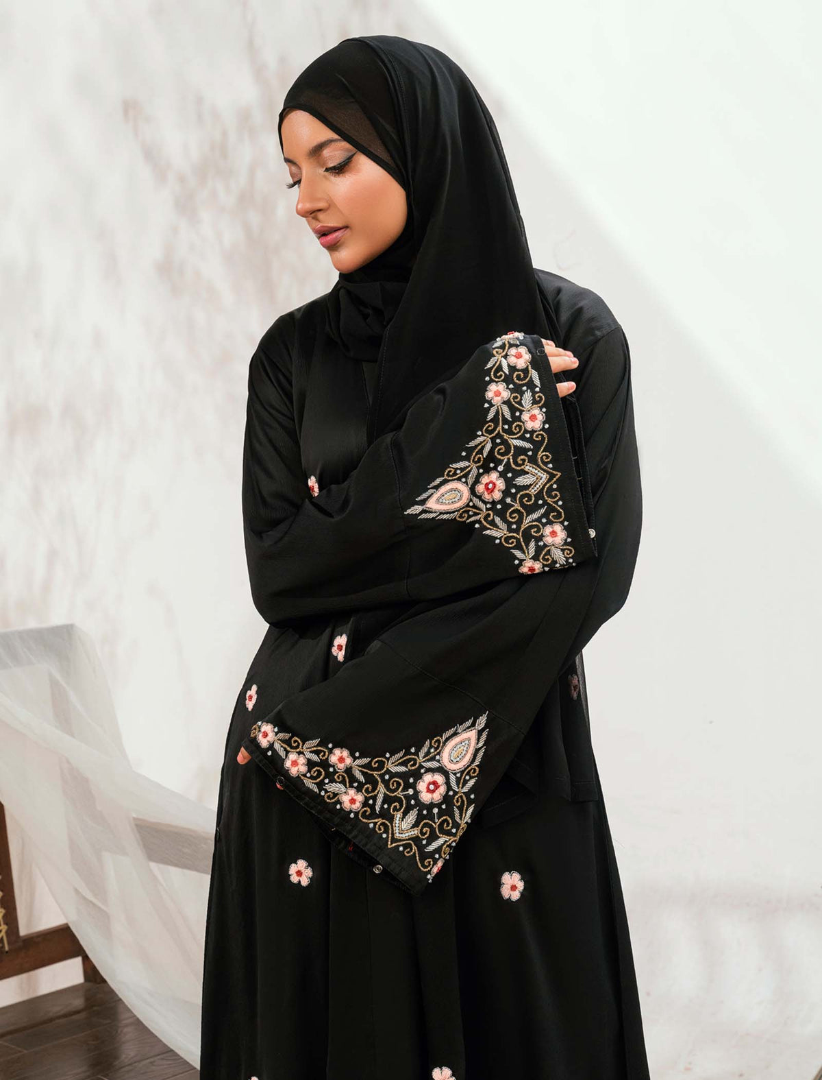 HANEEN ABAYA- BLACK