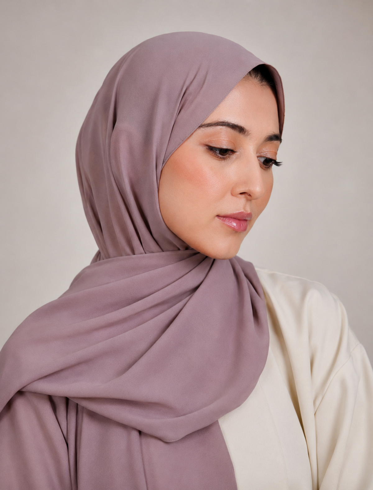 Plain Hijab - Dusty Mauve