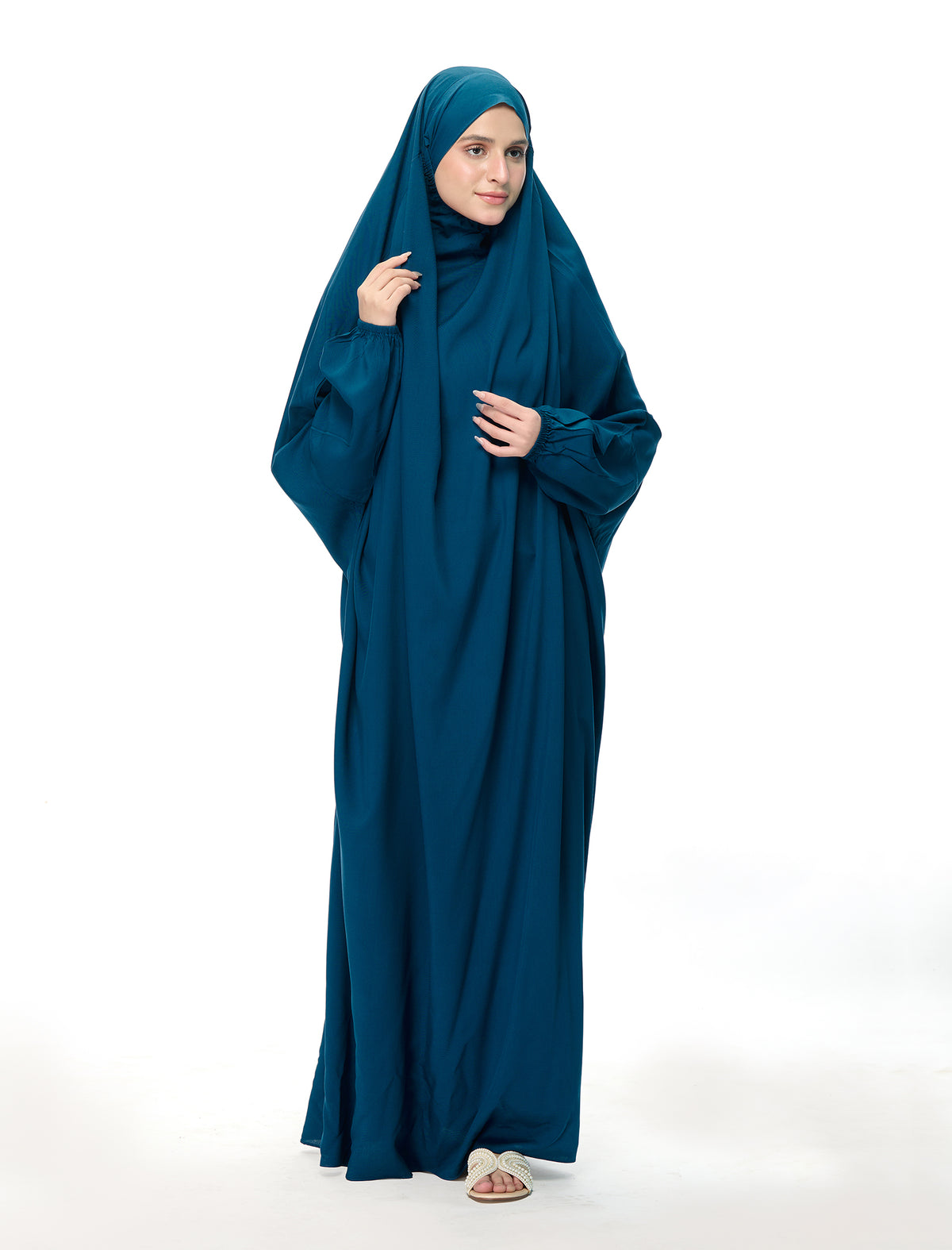NAMAZ CHADAR - TEAL BLUE