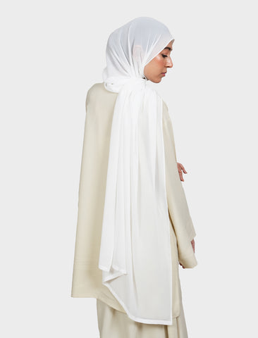 Plain Hijab - Snow