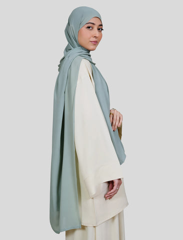Plain Hijab - Sage Mist