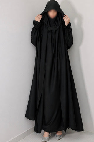 SAUDI JILBAB - BLACK