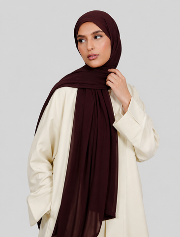 Plain Hijab - Espresso