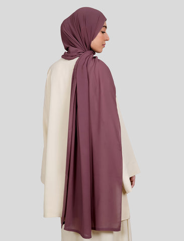 Plain Hijab - Mulberry