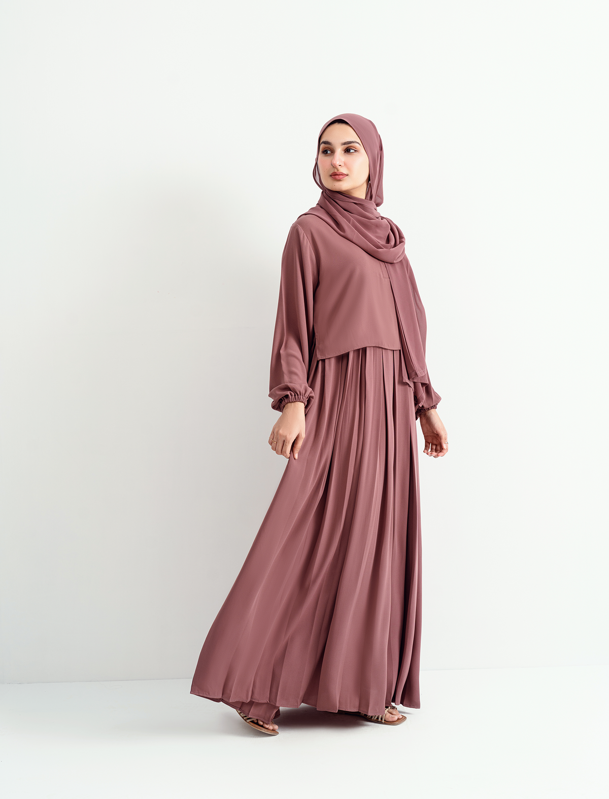 LUNA ABAYA – MUAVE TAUPE