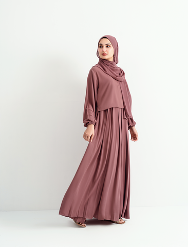 LUNA ABAYA – MUAVE TAUPE