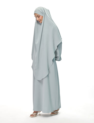 KHIMAR ABAYA SET– PISTACHIO