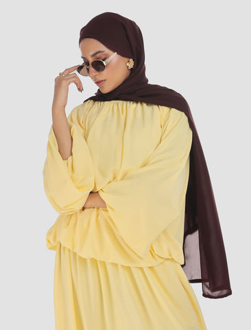 Co-ord set- butter yellow