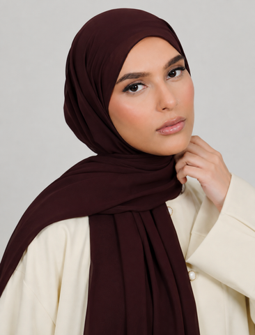 Plain Hijab - Espresso