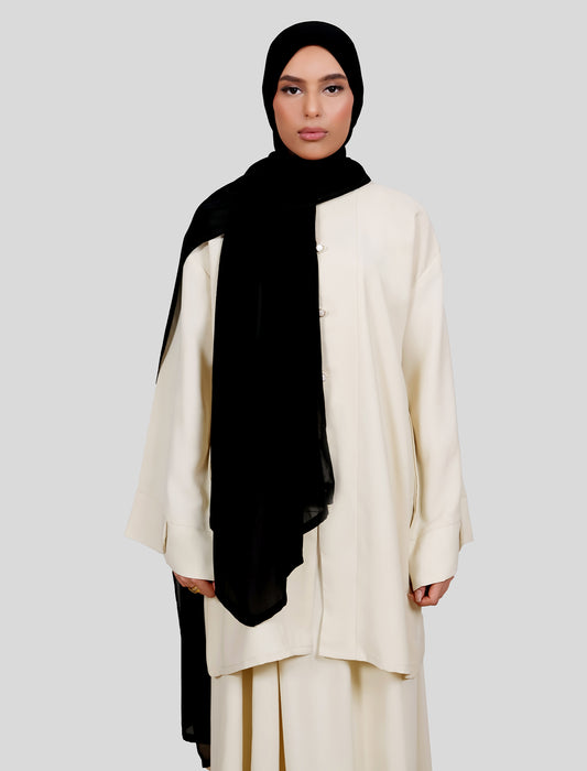 Plain Hijab - Siyah
