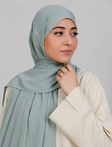 Plain Hijab - Sage Mist