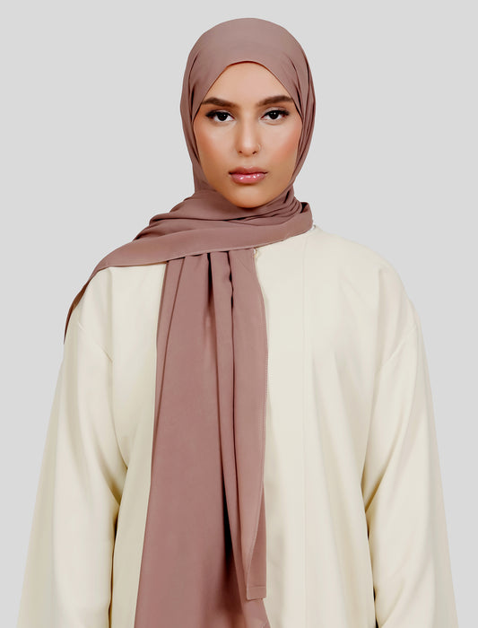 Plain Hijab - Rosewood
