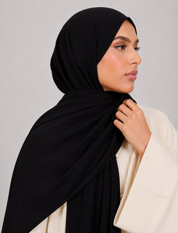 Plain Hijab - Siyah