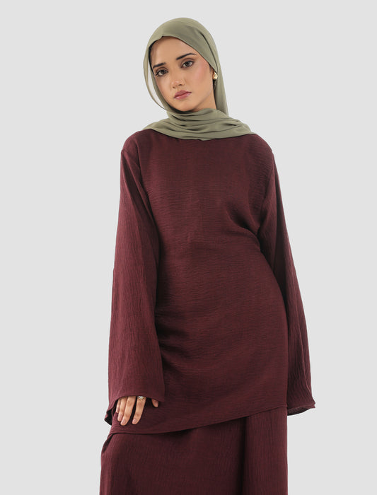 Co-ord set - Deep Wine