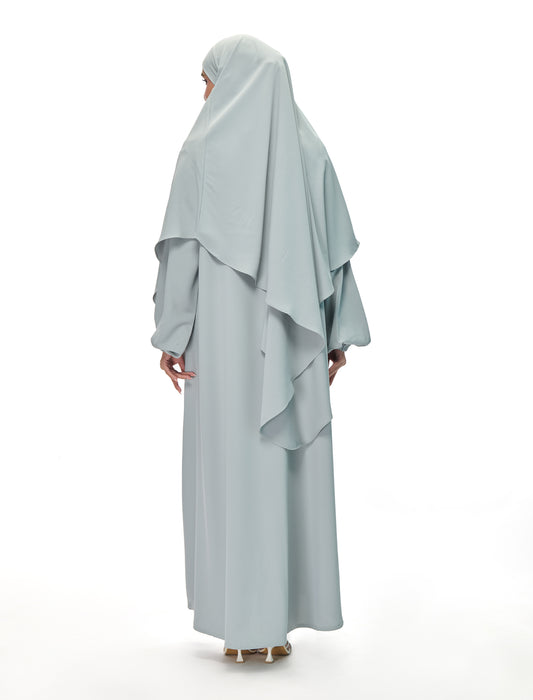 KHIMAR ABAYA SET– PISTACHIO