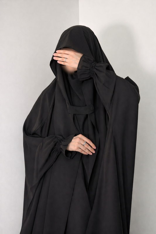 SAUDI JILBAB - BLACK