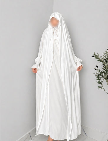 SAUDI JILBAB - WHITE