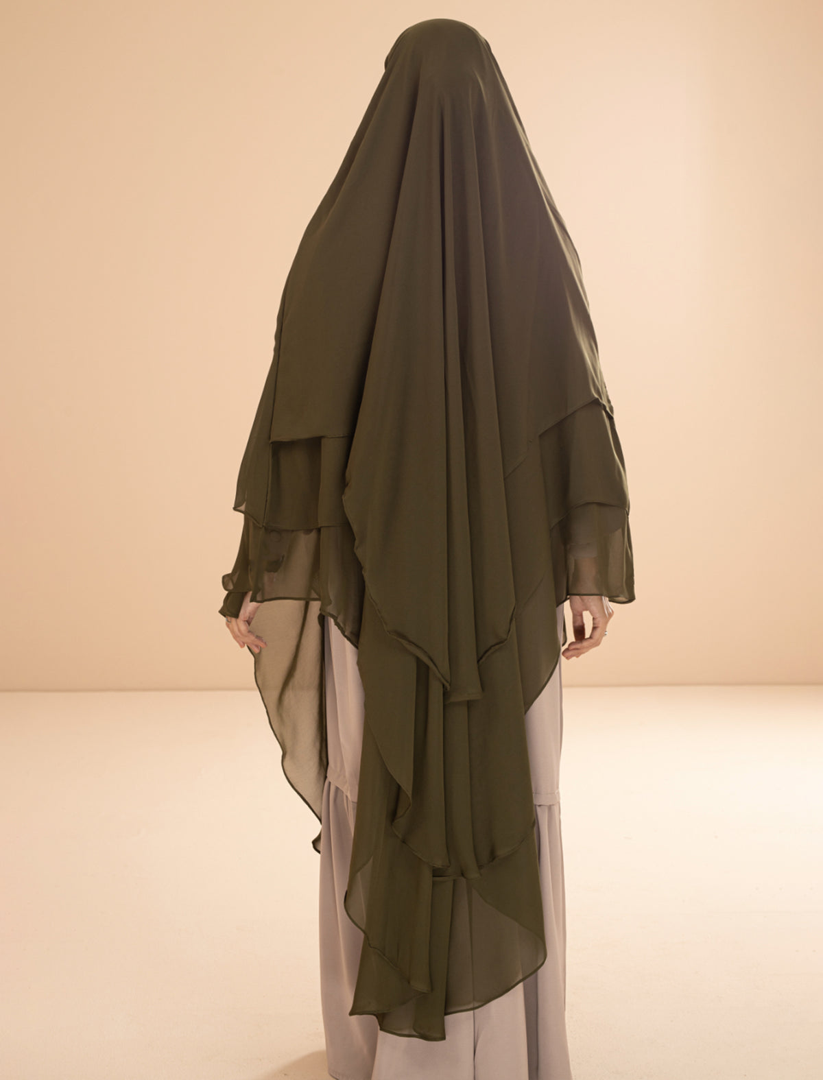 BAREERAH KHIMAR-OLIVE