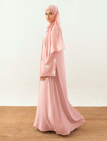 MIA ABAYA- BLUSH PINK