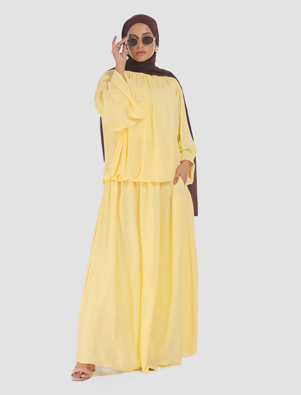Co-ord set- butter yellow
