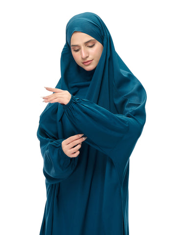 NAMAZ CHADAR - TEAL BLUE