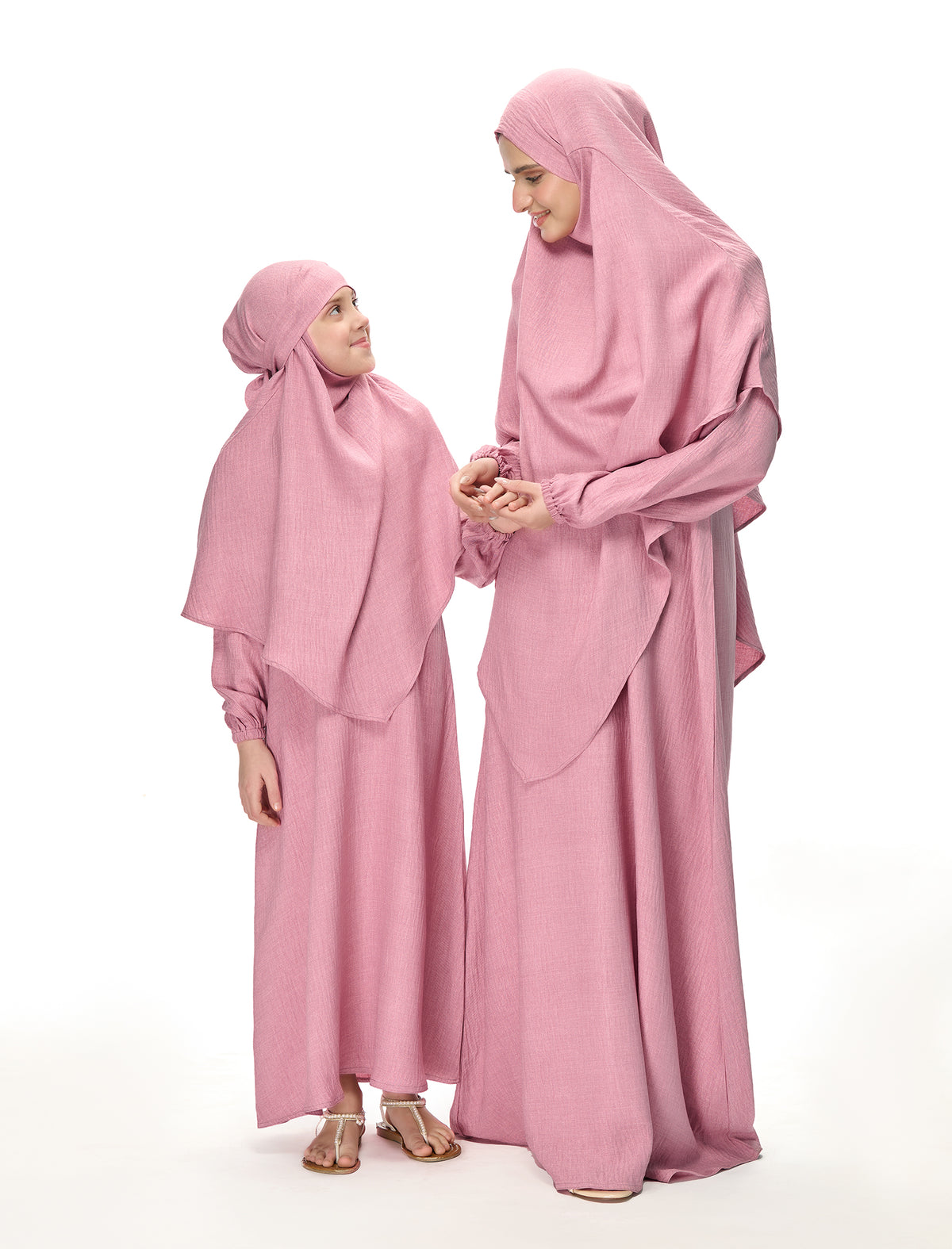 KHIMAR ABAYA SET - PINK (MOMMY) - SALE