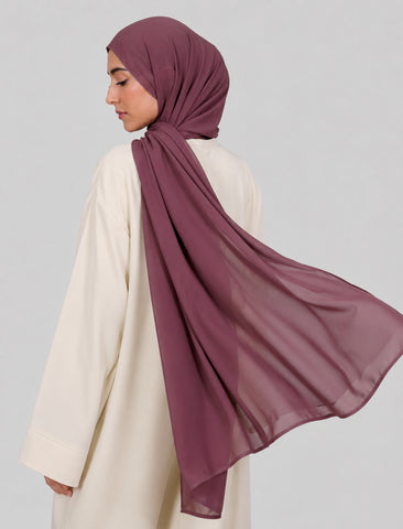 Plain Hijab - Mulberry