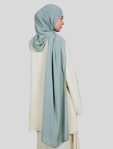 Plain Hijab - Sage Mist