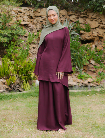 CO-ORD SET - DEEP WINE