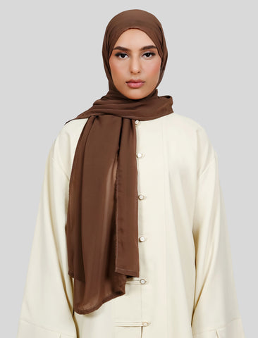 Plain Hijab - Cocoa