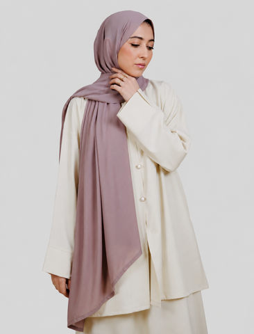 Plain Hijab - Dusty Mauve