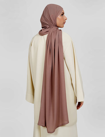 Plain Hijab - Rosewood
