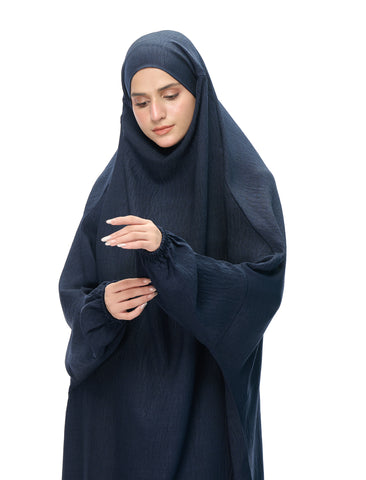 JILBAB SET– NAVY BLUE