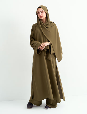 CO-ORD SET – DEEP OLIVE